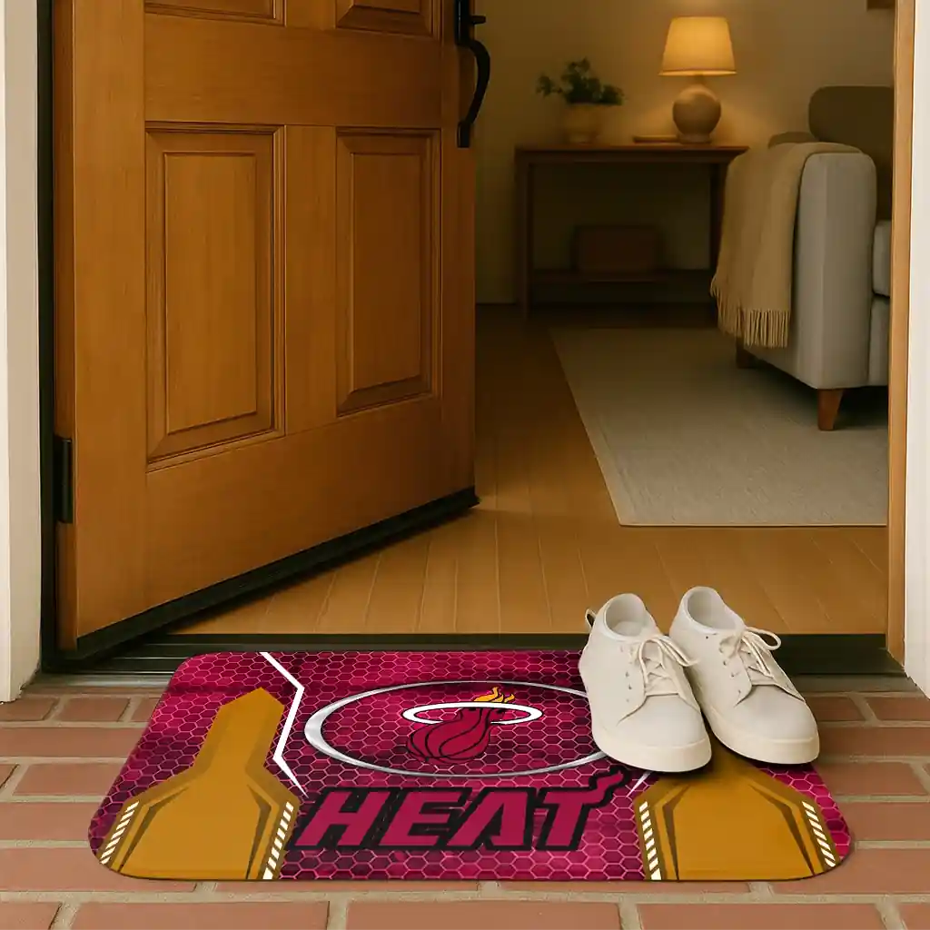 miami-heat-hexagon-oval-red-doormat-fashion-forward.webp