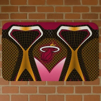 Miami Heat Torso Pattern Doormat