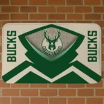 Milwaukee Bucks Ninja Mesh Green Doormat