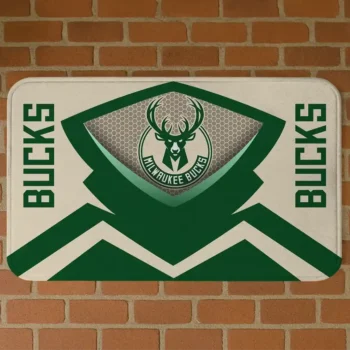 Milwaukee Bucks Ninja Mesh Green Doormat
