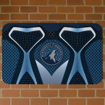 Minnesota Timberwolves Torso Pattern Doormat