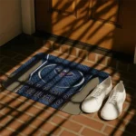 new-orleans-pelicans-hexagon-oval-navy-doormat-best-selling.webp