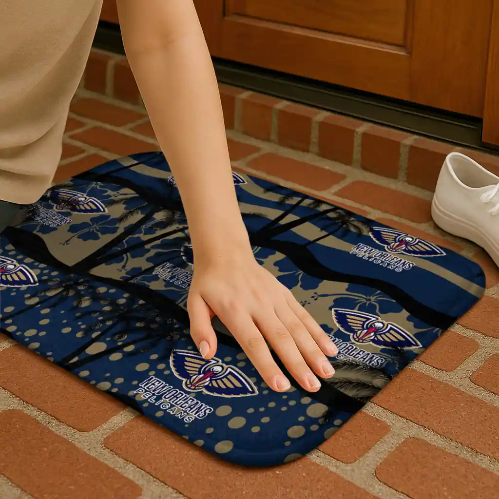 new-orleans-pelicans-palm-silhouette-navy-black-doormat-premium-grade.webp