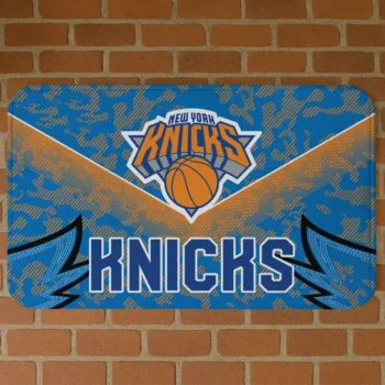 New York Knicks Layered Lines Blue Doormat
