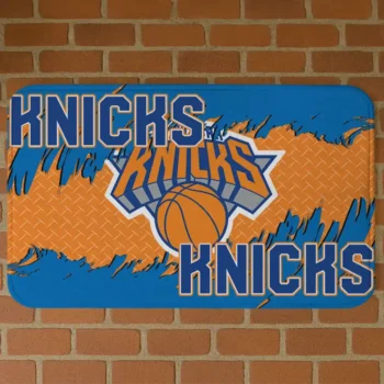New York Knicks Plate Rip Blue Doormat
