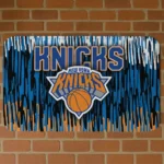 New York Knicks Vertical Flow Blue Doormat