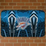 Oklahoma City Thunder Graphic Stripes Blue Doormat