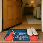 oklahoma-city-thunder-hexagon-oval-blue-doormat-best-selling.webp