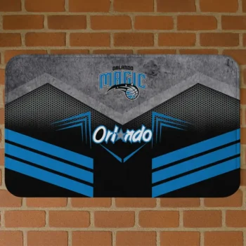 Orlando Magic Chevron Points Blue Black Doormat