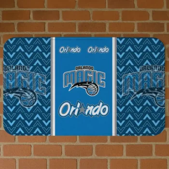 Orlando Magic Chevron Stack Blue Doormat