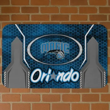 Orlando Magic Hexagon Oval Blue Doormat