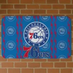 Philadelphia 76ers Bolt Row Blue Doormat