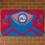 Philadelphia 76ers Ninja Mesh Blue Doormat