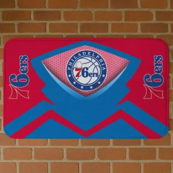 Philadelphia 76ers Ninja Mesh Blue Doormat