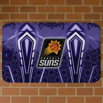 Phoenix Suns Graphic Stripes Purple Doormat