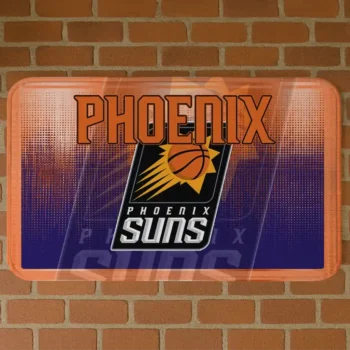 Phoenix Suns Pixel Blur Purple Doormat