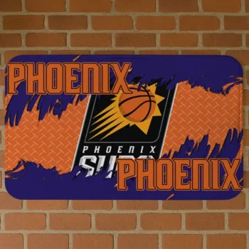 Phoenix Suns Plate Rip Purple Doormat