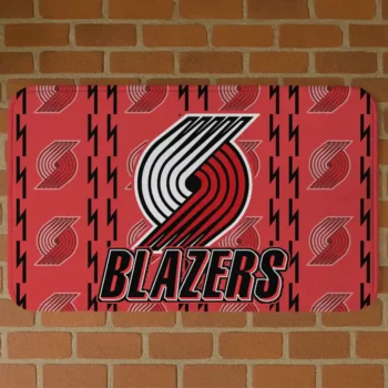 Portland Trail Blazers Bolt Row Red Doormat
