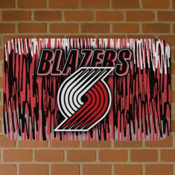 Portland Trail Blazers Vertical Flow Red Doormat