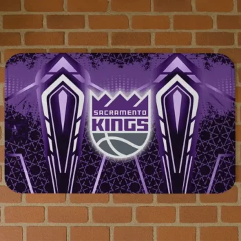 Sacramento Kings Graphic Stripes Purple Doormat