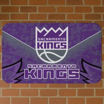 Sacramento Kings Layered Lines Purple Doormat