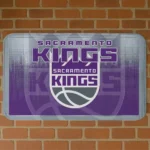 Sacramento Kings Pixel Blur Purple Doormat