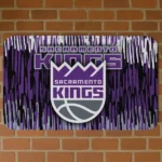 Sacramento Kings Vertical Flow Purple Doormat