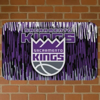 Sacramento Kings Vertical Flow Purple Doormat