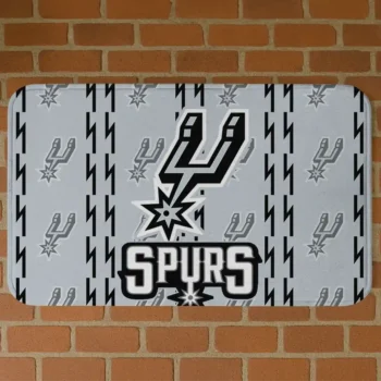San Antonio Spurs Bolt Row Silver Doormat