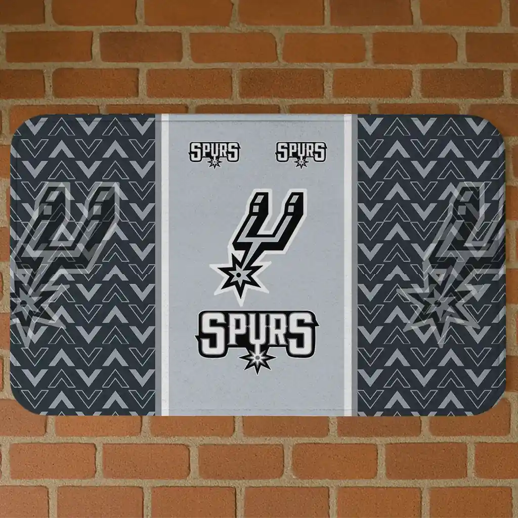 san-antonio-spurs-chevron-stack-silver-doormat-best-selling.webp san antonio spurs chevron stack silver doormat best selling