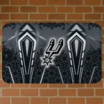 San Antonio Spurs Graphic Stripes Silver Doormat