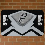 San Antonio Spurs Ninja Mesh Silver Doormat
