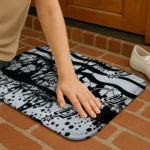 san-antonio-spurs-palm-silhouette-silver-black-doormat-best-selling.webp
