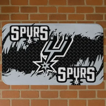 San Antonio Spurs Plate Rip Silver Doormat