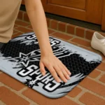 san-antonio-spurs-plate-rip-silver-doormat-best-selling.webp