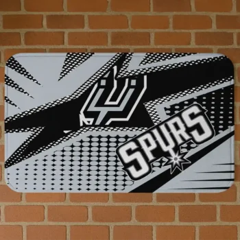 San Antonio Spurs Sharp Flash Silver Doormat