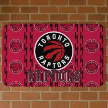 Toronto Raptors Bolt Row Red Doormat