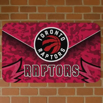 Toronto Raptors Layered Lines Red Doormat