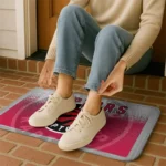 toronto-raptors-pixel-blur-red-doormat-best-selling.webp