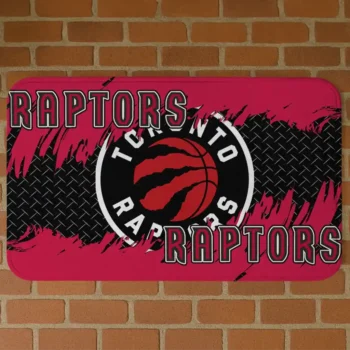 Toronto Raptors Plate Rip Red Doormat