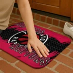 toronto-raptors-plate-rip-red-doormat-best-selling.webp