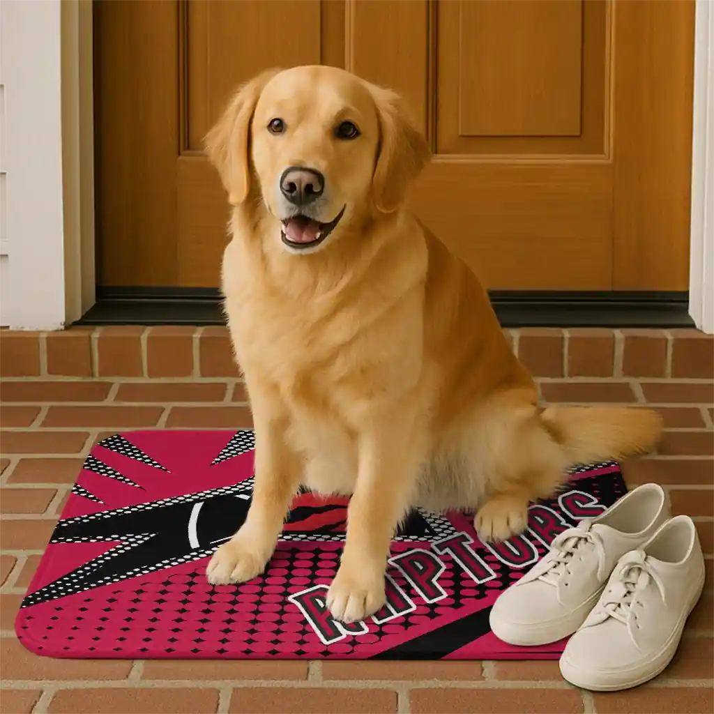 toronto-raptors-sharp-flash-red-doormat-high-quality.webp