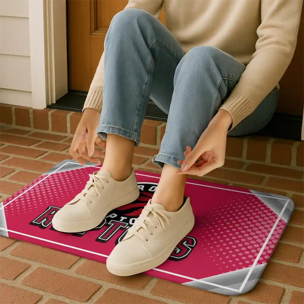 toronto-raptors-silver-halftone-red-doormat-top-rated.webp