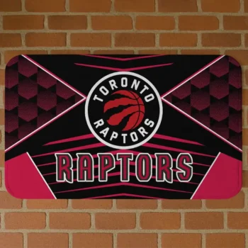 Toronto Raptors Techno Camo Red Black Doormat