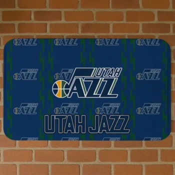 Utah Jazz Bolt Row Navy Doormat