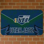 Utah Jazz Layered Lines Navy Doormat