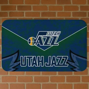 Utah Jazz Layered Lines Navy Doormat