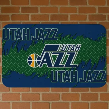 Utah Jazz Plate Rip Navy Doormat