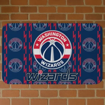 Washington Wizards Bolt Row Blue Doormat
