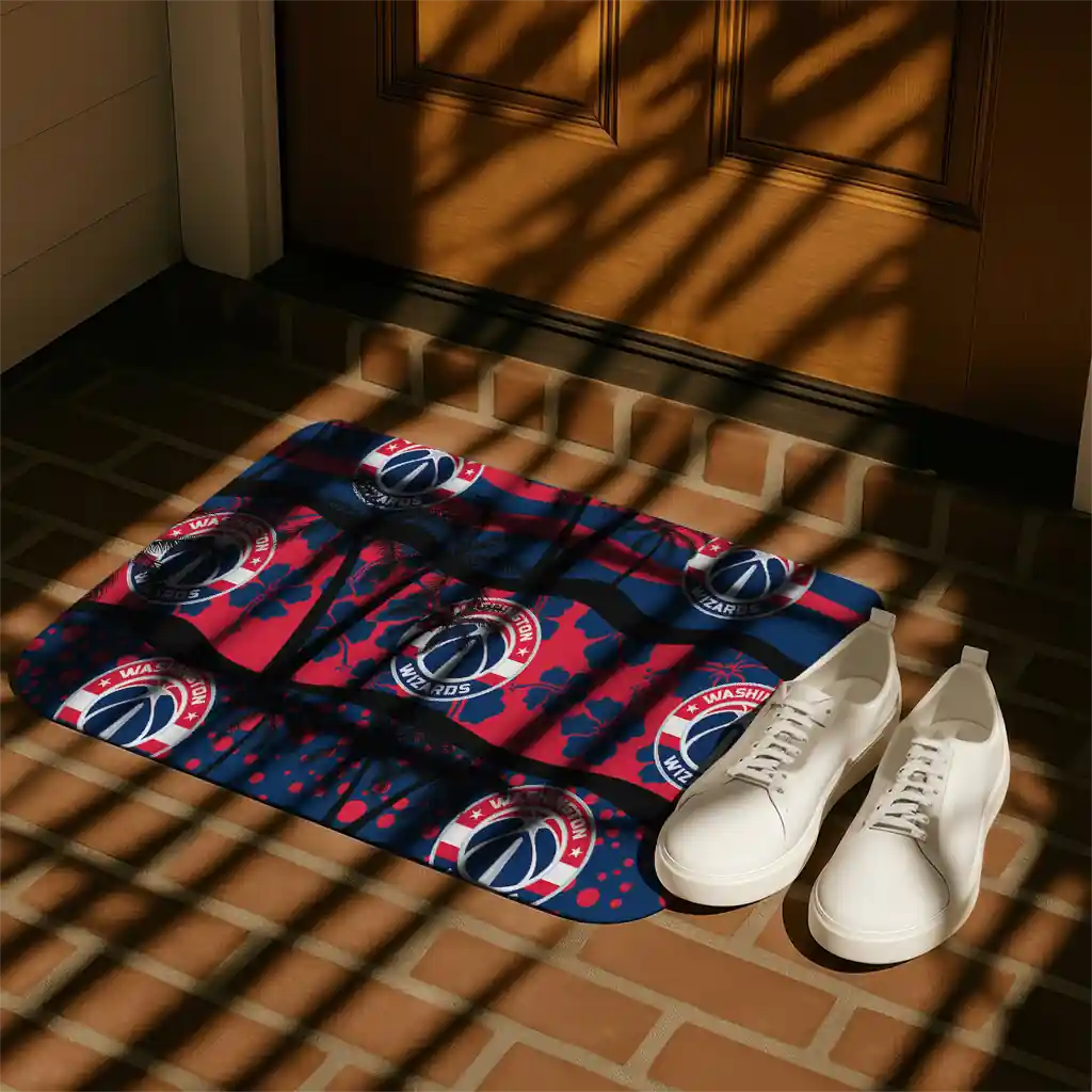 washington-wizards-palm-silhouette-blue-black-doormat-trendy.webp